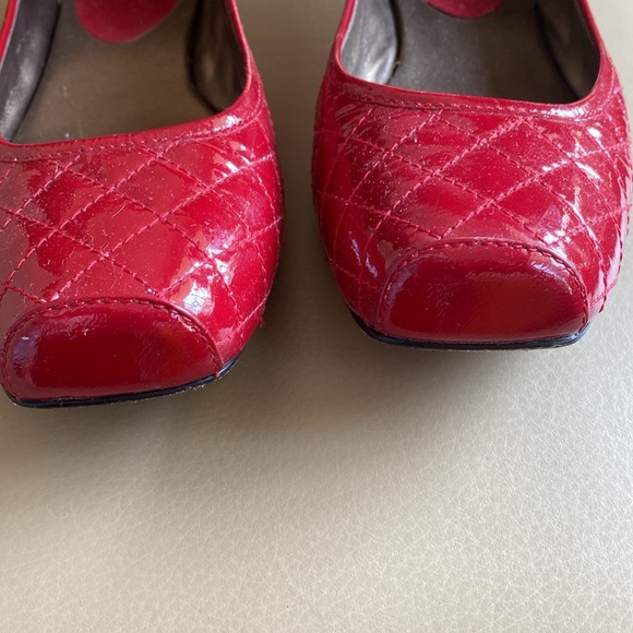 Quilted Square Toe Flats - size 8.5 - Picture 3 of 5